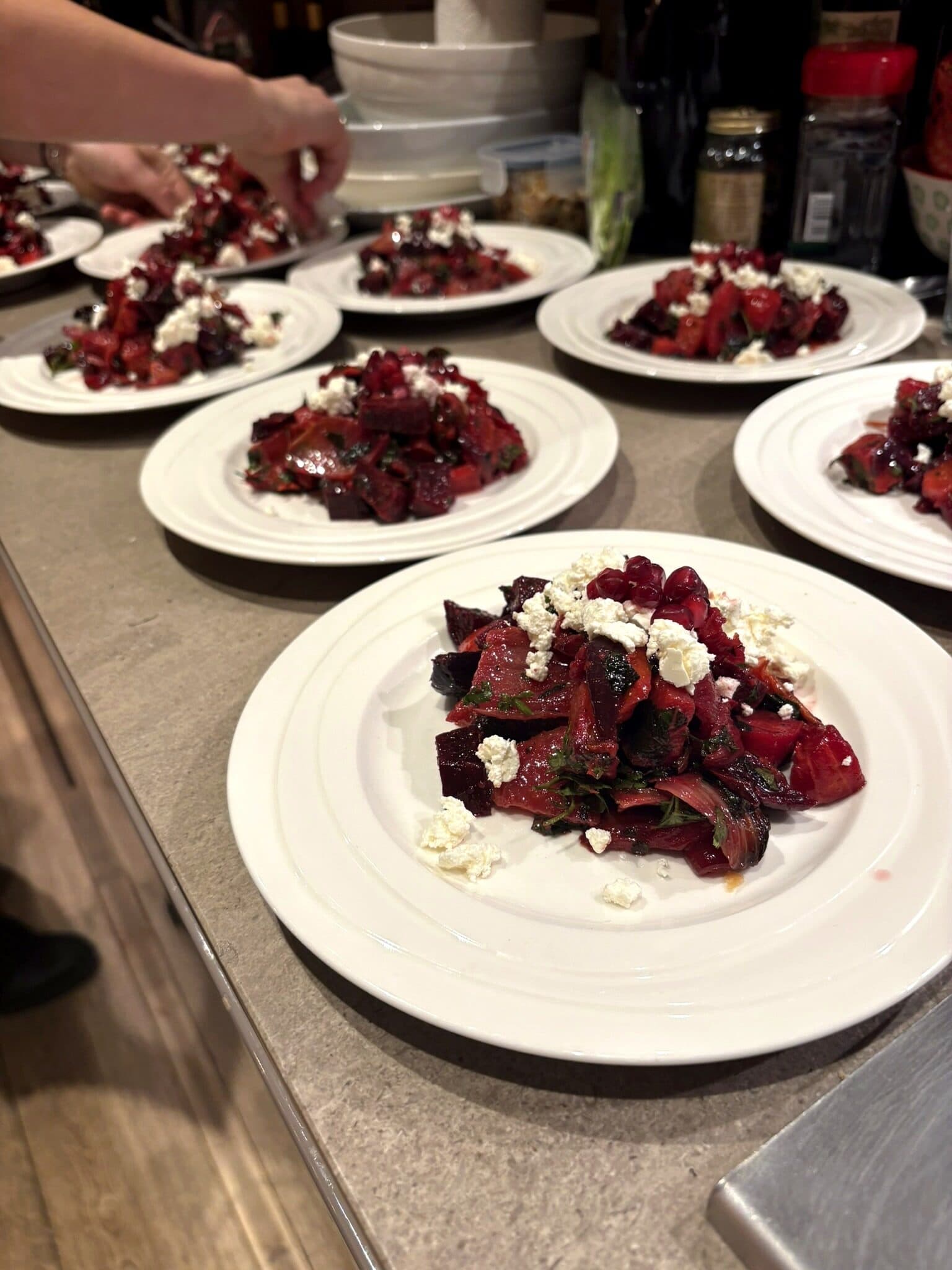 Verse fruitsalade met seizoensfruit